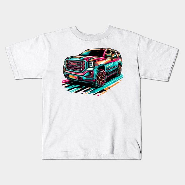 GMC Yukon Kids T-Shirt by Vehicles-Art